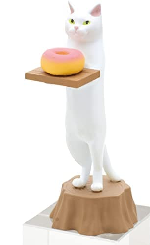 Kitan Club Cat Bakery Plastic Toy Blind Box Collectibles for Cat Lovers - Fun, Versatile Decoration - Made from Durable