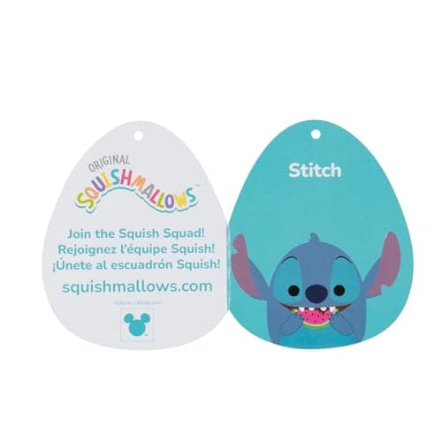 Squishmallows Original Disney Stitch Plush - Official Jazwares 14-Inch Watermelon (Large)