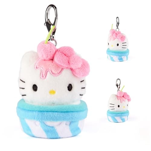 Hello Kitty and Friends Fast Food Surprise Plush Toy for Kids and Adults, Mystery Unboxing, Multicolor 4"