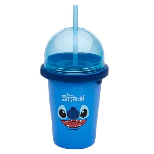 Disney Stitch Chill Factor Original Slushie Maker Cup for Kids and Adults Makes Frozen Drinks and MORE