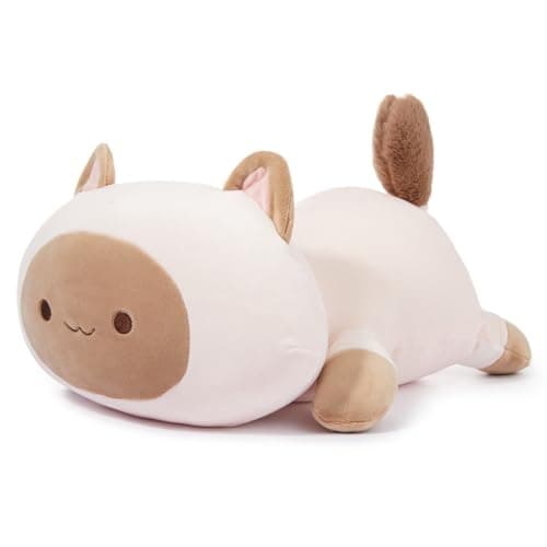 MINISO 19.6" Siamese Cat Plush Toy Kawaii Cute Hugging Pillow for Kids Boys Girls  
MINISO Ultra-Soft Rebound Siamese Ca