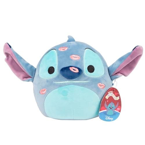 Squishmallows 8-Inch Stitch Soft Squishy Plush Toy - Official Jazwares Disney Movie Collectible Gift for Kids