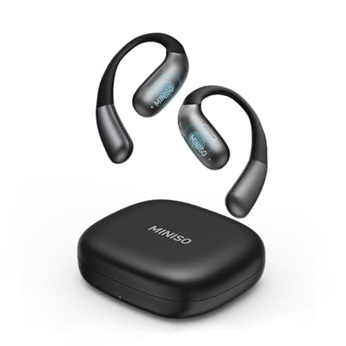 MINISO X28 AI Translator Earbuds for Real Time Translation Open Ear Headphones Black
MINISO X28 AI Translator Earbuds wi