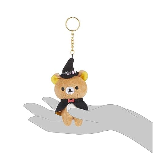 Rilakkuma San-X Original Halloween Series Plush Keychain Blind Box for Collectors - Ideal for Halloween Parties - Soft a
