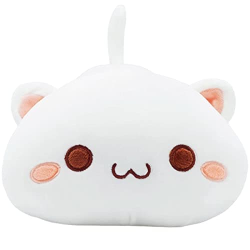 Onsoyours Cute Kitten Plush Toy for Kids (White Cat, 12")  
Onsoyours Soft Anime Cat Plush Pillow for Kids (White Cat, 1