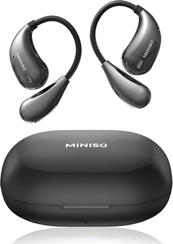 MINISO X33 AI Translation Earbuds for Travelers, Learners & Business Professionals, 135 Language Translator Open Ear Wir