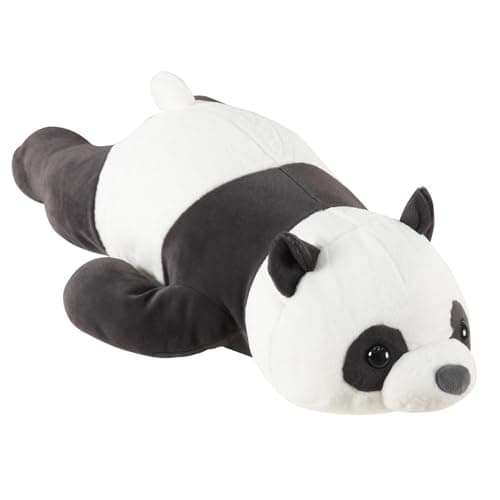 24" Cute Giant Panda Bear Plush Soft Body Pillow - Large Panda Stuffed Animal Toy Doll Gift for Kids, Girls and Boys, Bi