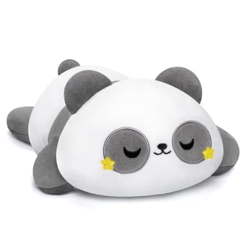 Cute Cow Plush Pillow, Kawaii White Cow Stuffed Animals for Kids & Girls
