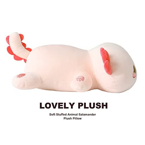 Onsoyours Cute Axolotl Plush, Soft Stuffed Animal Salamander Plush Pillow for Kids (Orange Axolotl, 13")  
Onsoyours Kaw