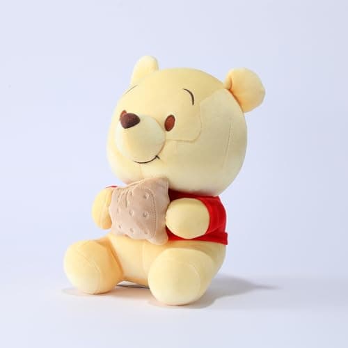 MINISO Winnie-The-Pooh Plush Toy Sitting Holding Biscuits Soft Cute Toy for Sleeping and Decoration
| MINISO Winnie-The