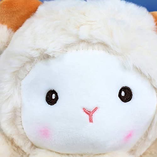 Little Sheep Plushie Lamb Stuffed Animal for Kids
| 10inch White Plush Toy Birthday Gift
| Little Sheep Plush Lamb for