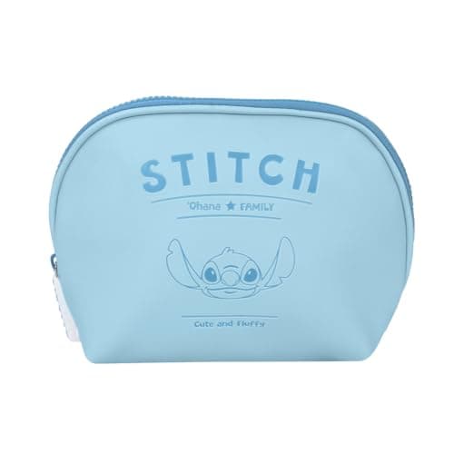 MINISO Stitch Shell Cosmetic Bag for Women Travel Toiletry Bag with Zipper
| Women's MINISO Stitch Shell Cosmetic Bag w