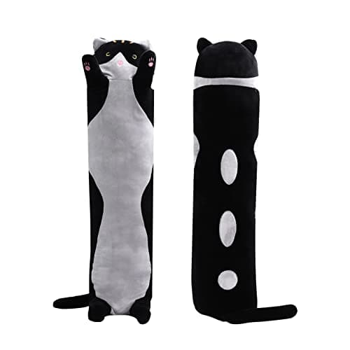 Lovely Shangman Plush Cat Doll Sleep Pillow for Kids and Girlfriend (Brown, 50cm/19.6in)