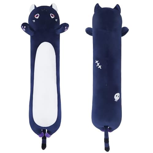 Cute Long Cat Plush Body Pillow for Girls and Girlfriend(AngelCat Green, 19.6in/50cm)  
Cute Cat Plush Toy Pillows with