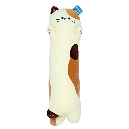 Very Soft Cat Long Hugging Pillow Plush Kitten Kitty Stuffed Animals for Snuggling
| Milky White Soft Hugging Pillow Pl