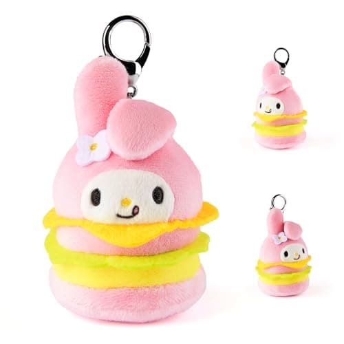 Hello Kitty and Friends Fast Food Surprise Plush Toy for Kids and Adults, Mystery Unboxing, Multicolor 4"