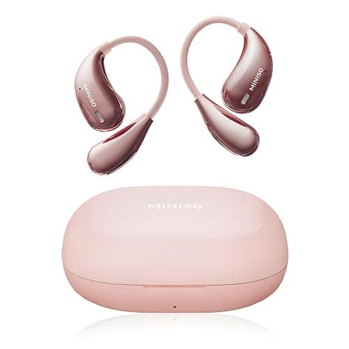 MINISO X33 AI Translation Earbuds for Travelers, Learners & Business Professionals, 135 Language Translator Open Ear Wir