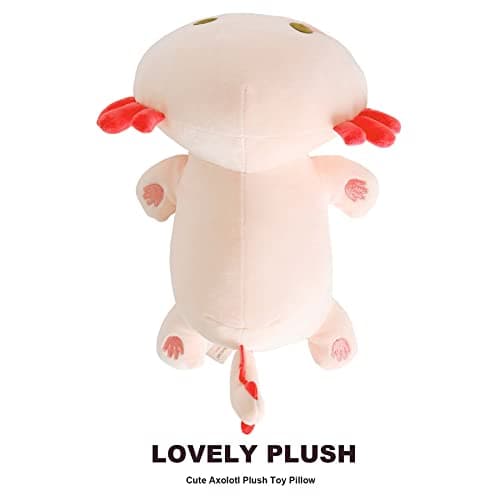 Onsoyours Cute Axolotl Plush, Soft Stuffed Animal Salamander Plush Pillow for Kids (Orange Axolotl, 13")  
Onsoyours Kaw