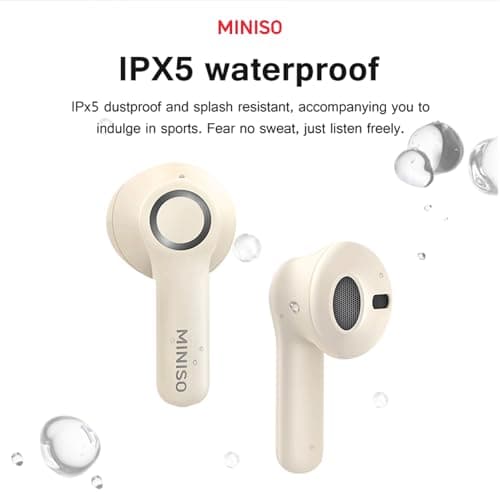MINISO X52 AI Translator Earbuds for Real Time Translation with 135 Languages & Accents Black
MINISO X52 AI Translator E