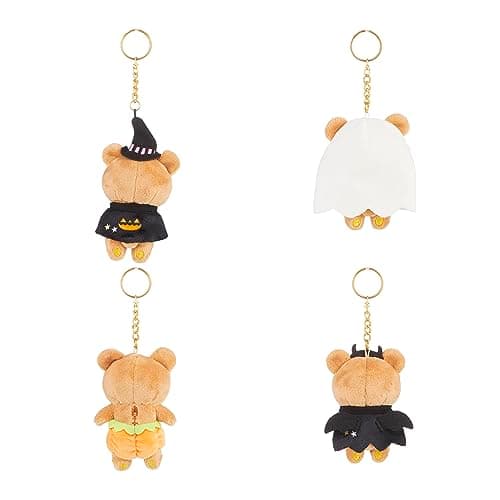 Rilakkuma San-X Original Halloween Series Plush Keychain Blind Box for Collectors - Ideal for Halloween Parties - Soft a