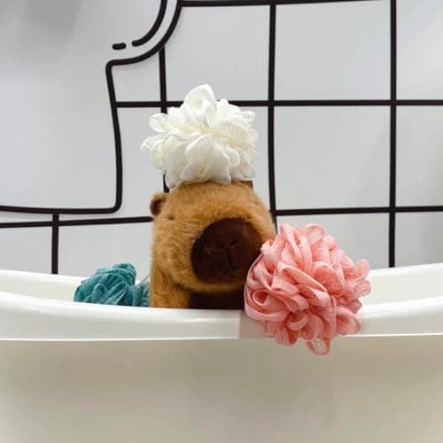 Kawaii Capybara Plush Toy for Kids and Adults - 9 Inch Cute Capybara Stuffed Animal with Turtle Backpack