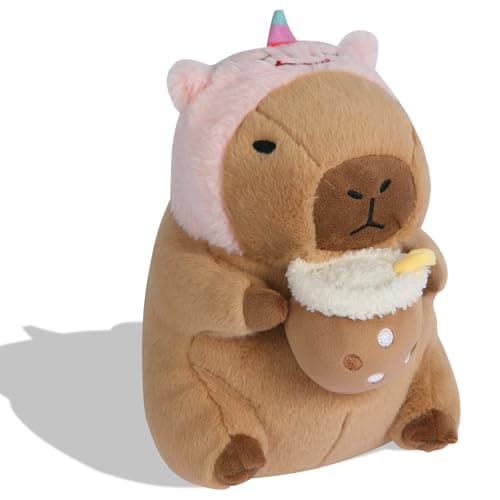 Cute Capybara Plush Stuffed Animal with Turtle Backpack for Kids Boys Girls Valveans Day Birthday Gift  
Kawaii Capybara