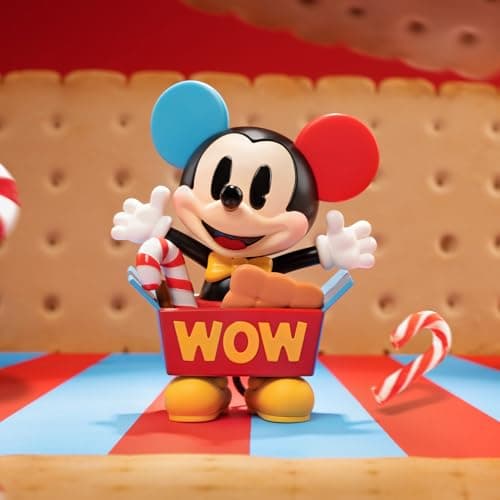 POP MART Disney Mickey Childhood of Boundless Imagination Collectible Blind Box Figures, Random Design Action Figures fo
