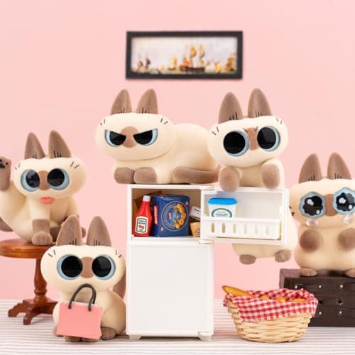 BEEMAI Nobeko Azukisan's Daily Series 2 Rescue Cat Collectible Toys for Adult Collectors
| BEEMAI Nobeko Azukisan's Dai