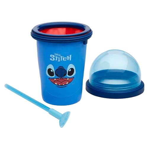 Disney Stitch Chill Factor Original Slushie Maker Cup for Kids and Adults Makes Frozen Drinks and MORE