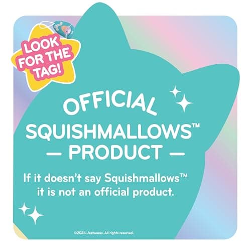 Squishmallows 8-Inch Stitch Soft Squishy Plush Toy - Official Jazwares Disney Movie Collectible Gift for Kids