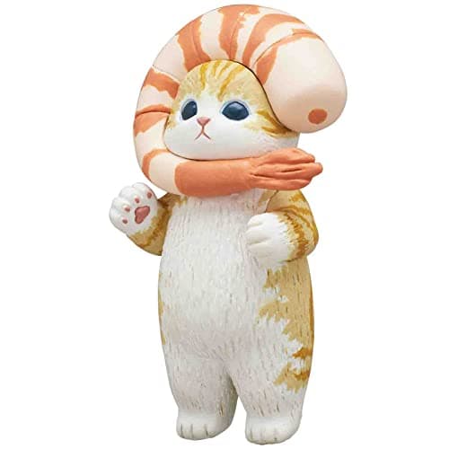 Kitan Club Mofusand Fried Shrimp Cat Blind Box - Fun, Versatile Decoration for Cat Enthusiasts - 5 Collectable Figurines