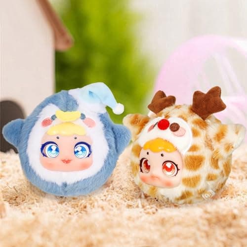 Pet Amusement Park Series Vinyl Plush Blind Box, Cute Mystery Box Figures forCollectible Decoration, Holiday Gifts (1PC)