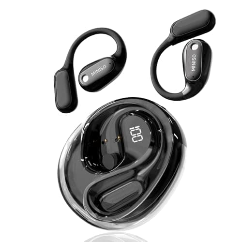 MINISO MS190 AI Translation Earbuds Real Time, 135 Language Translator Earbuds with APP, Open Ear OWS Translating Headph