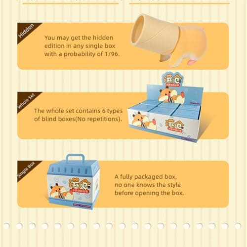 Flocking Rich Hamster Collectible Toys for Kids Birthday Gifts
Flocking Rich Hamster Cute Blind Box Bags for Kids Daily