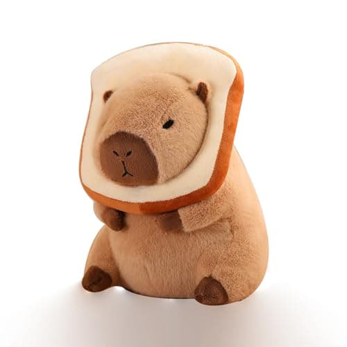 Cute Kapybara Plush Toy Pillows Kids' Soft Toy Brown Capybara Stuffed Animal Gift for Boys and Girls Brown Kawaii Capyba