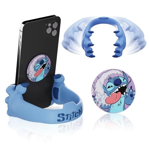 iJoy Disney Stitch Hands Phone Stand for Desk - Home/Office Phone Holder Stand for Girls, Boys and Lilo and Stitch Fans