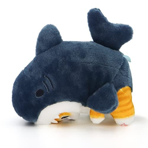 Kawaii Shark Cat Plush Toy Stuffed Animal Doll for Boys & Girls (Shark Cat, 20cm/7.8in)  
Kawaii Shark Cat Plush Toy Stu