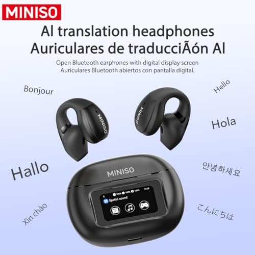 MINISO X29 AI Language Translation Earbuds for Business Travel Study