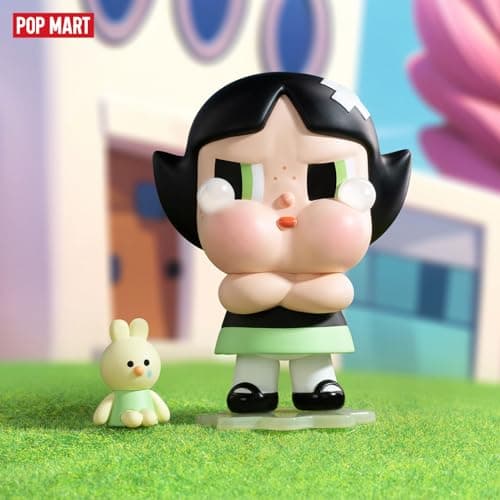POP MART Crybaby x Powerpuff Girls Series Figures, Crybaby Blind Box Figures Collectible Toys for Girls and Boys Home De