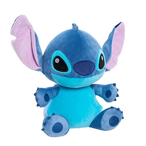 Disney Stitch Comfort Weighted Plush Stuffed Animal, Blue, Kids Toys for Relaxation Ages 3 Up