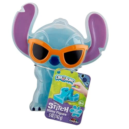 CRA-Z-Slimy Cool Blue Stitch Slime Toy for Kids-Glossy, Stretchy, Super Soft, Smooth Cool Blue Stitch Slime Gift for Boy