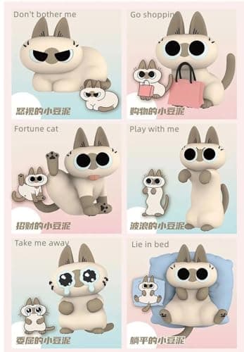 Nobeko Azukican Daily Life Series2 Cat Blind Box Figures for Cat Lovers as Birthday Gift