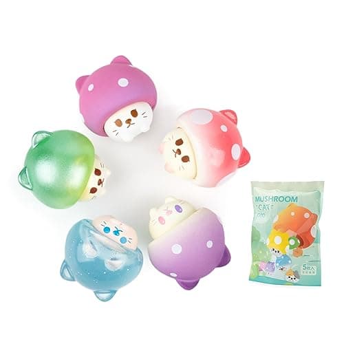 BEEMAI Mushroom Cat Collectible Toys for Cats
| BEEMAI Blind Pack Cute Mushroom Cat Gifts for Children
| BEEMAI Random