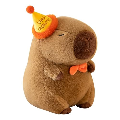TXDRRA Cute Capybara Plush Toy for Boys and Girls, Soft Brown Plushie Gifts