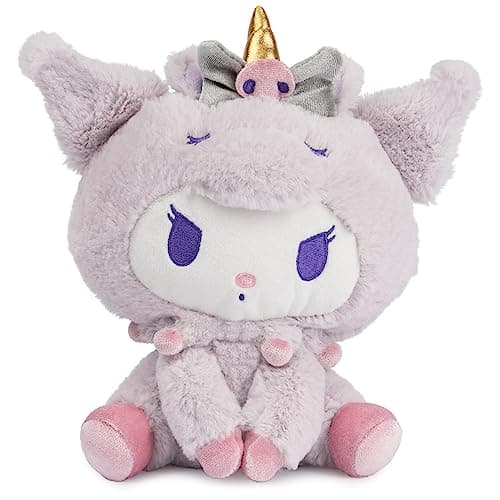 GUND Sanrio Pochacco White Red Puppy Stuffed Animal for Kids and Adults 6" Novelty Plush Toy