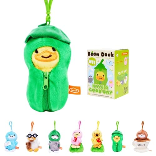 B.DUCK Blind Box Plush Bean Duck Series Toy - Cute Playful Animal Figures Pendant Keychain for Collectors and Gift-Lover