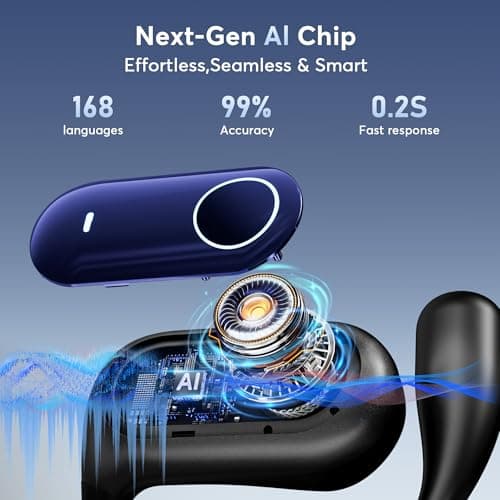 168 Languages AI Translation Earbuds - Bluetooth 5.4 Headphones Translator for Travel and Business
| 168 Languages AI T