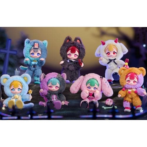 CALEMBOU Kawaii 7'' Eve Lynna Plush Doll Blind Box Strange Park Series Christmas Birthday Gifts