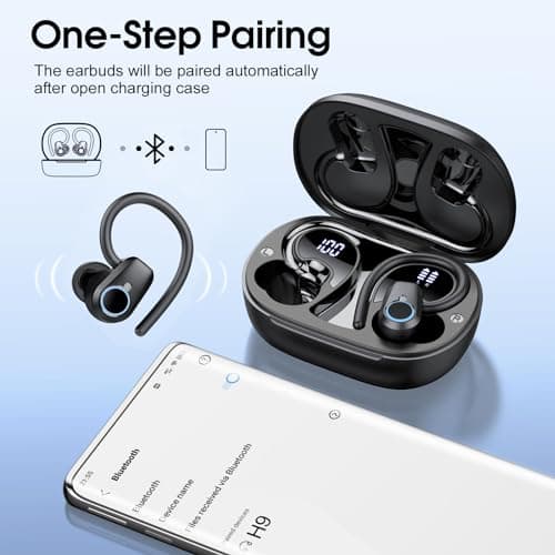 Wireless Earbuds Bluetooth 5.3 Sport In Ear Phones Jet Black
Wireless Earbuds Bluetooth 5.3 Deep Bass Stereo Noise Cance