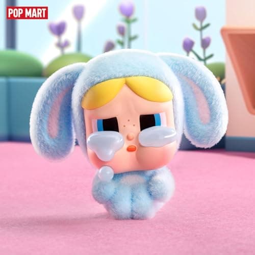 POP MART Crybaby x Powerpuff Girls Series Figures, Crybaby Blind Box Figures Collectible Toys for Girls and Boys Home De